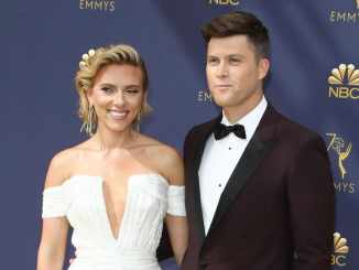 Scarlett Johansson and Colin Jost