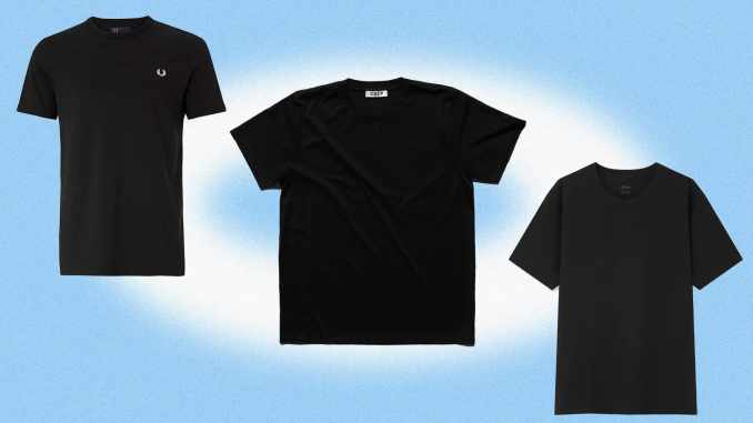 Black T-Shirts Pair Black T-Shirts Pair